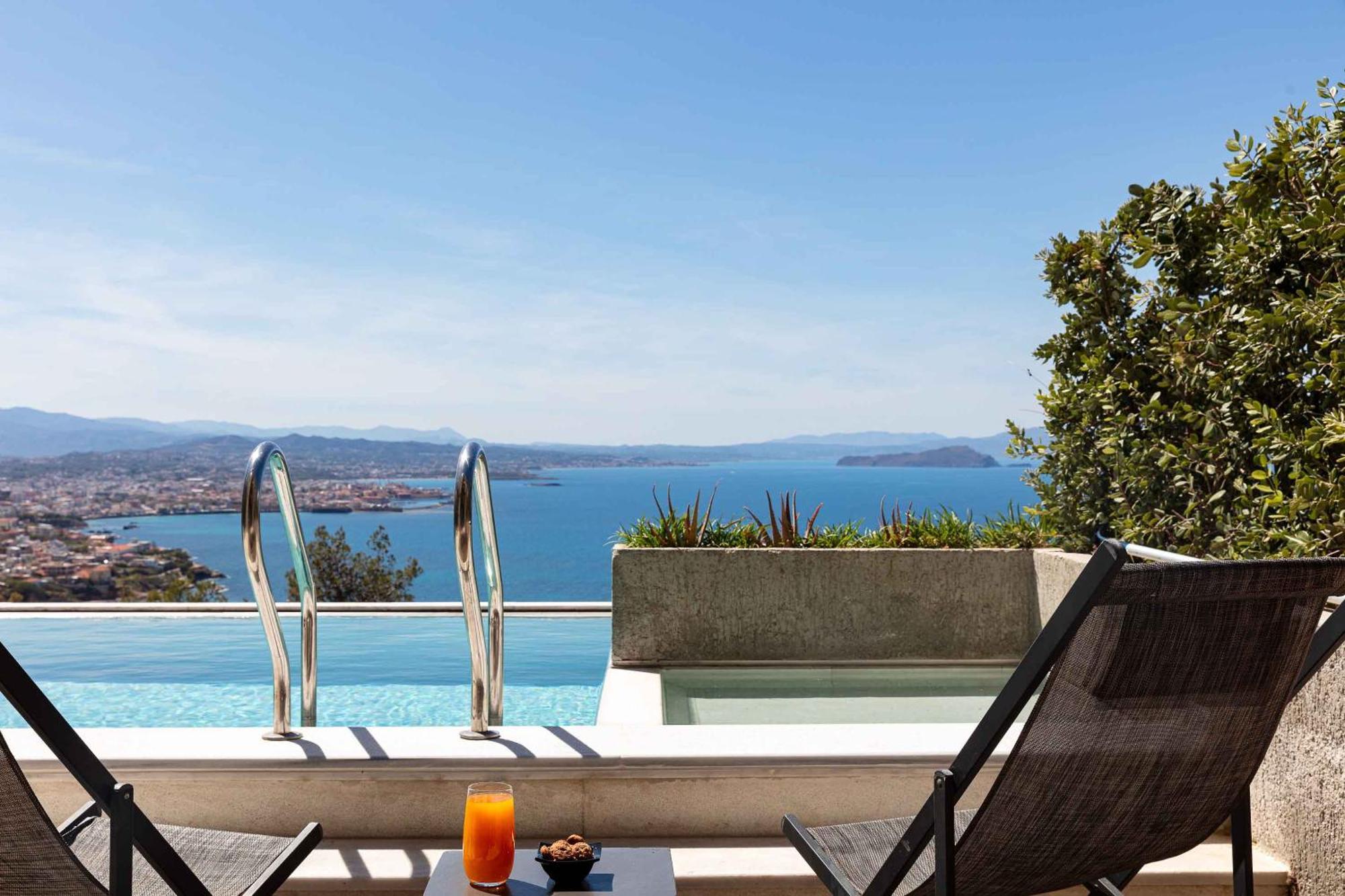 Omnia Luxury Villas - "Heated" Pools & Breathtaking Seaviews! Chania  Exteriör bild