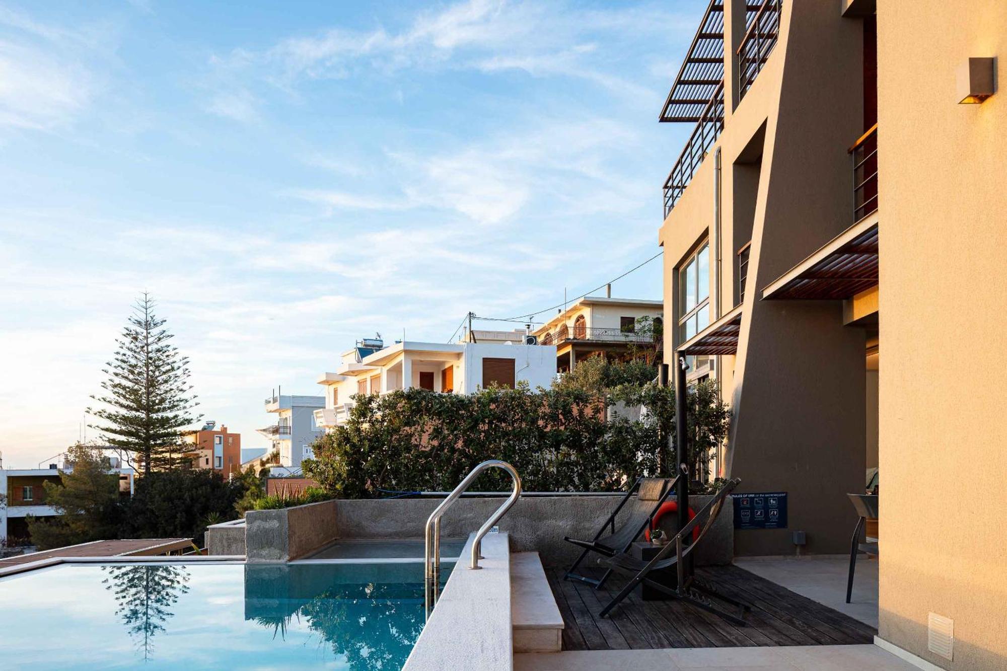 Omnia Luxury Villas - "Heated" Pools & Breathtaking Seaviews! Chania  Rum bild